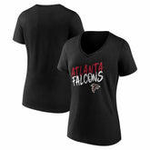 Atlanta Falcons Women's Hustle V-Neck T-Shirt