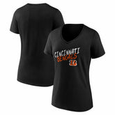 Cincinnati Bengals Women's Hustle V-Neck T-Shirt