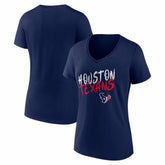 Houston Texans Women's Hustle V-Neck T-Shirt