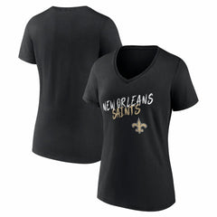 New Orleans Saints Women's Hustle V-Neck T-Shirt