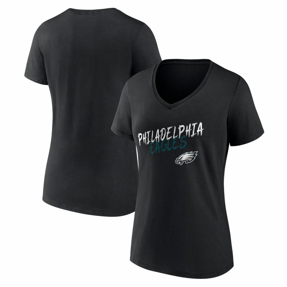 Philadelphia Eagles Women's Hustle V-Neck T-Shirt