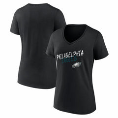 Philadelphia Eagles Women's Hustle V-Neck T-Shirt