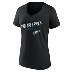 Philadelphia Eagles Women's Hustle V-Neck T-Shirt