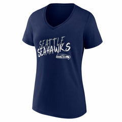Seattle Seahawks Women's Hustle V-Neck T-Shirt