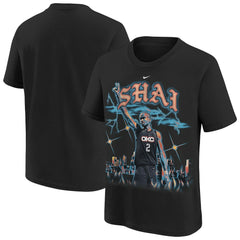 Shai Gilgeous-Alexander Oklahoma City Thunder Youth City Edition Player T-Shirt Discount