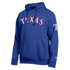 Texas Rangers Champion All Star Wordmark Hoodie | MLB Outlet