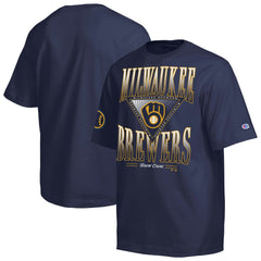 Milwaukee Brewers Champion Traditions Two Locations T-Shirt | MLB On Sale