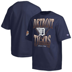 Detroit Tigers Champion Traditions Two Locations T-Shirt | MLB Shop