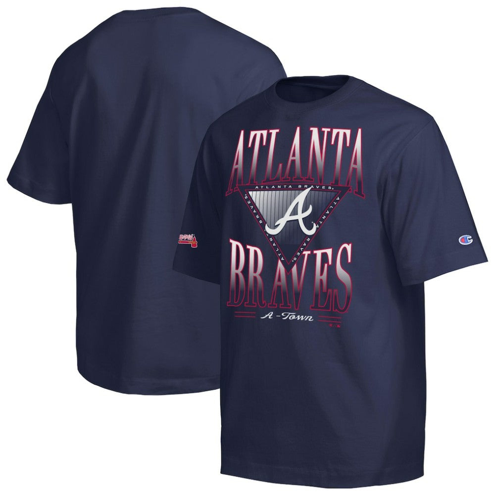 Atlanta Braves Champion Traditions Two Locations T-Shirt | MLB Sale