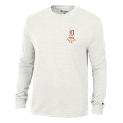 Detroit Tigers Champion Cooperstown Winning Tradition Tri-Blend Long Sleeve T-Shirt | MLB On Sale