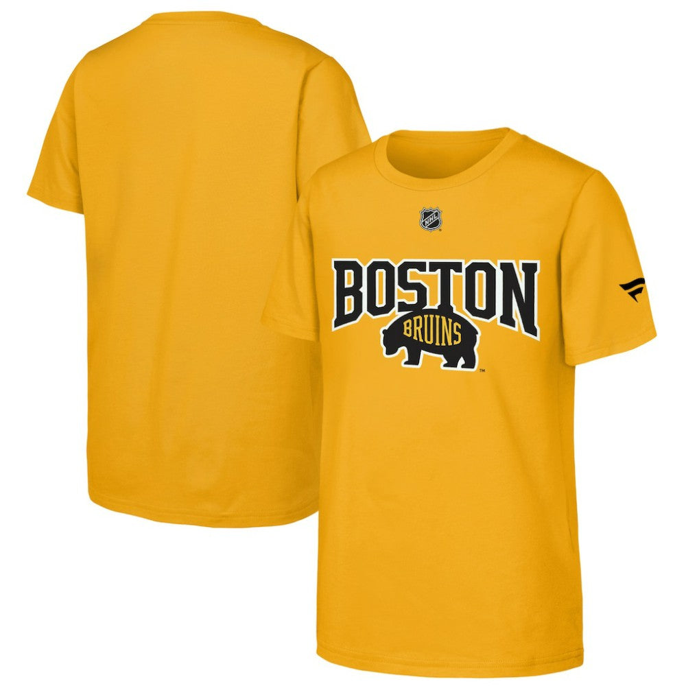Boston Bruins Fanatics Youth 2026 NHL Stadium Series Authentic Locker Room T-Shirt For Sale