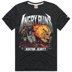 Las Vegas Raiders Ashton Jeanty Homage Unisex Angry Runs Player Graphic Tri-Blend T-Shirt