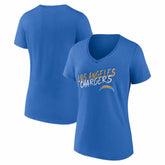 Los Angeles Chargers Women's Hustle V-Neck T-Shirt