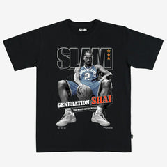 Shai Gilgeous-Alexander Oklahoma City Thunder Unisex SLAM Cover T-Shirt On Sale