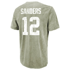 Cleveland Browns Shedeur Sanders Majestic Threads Mineral Wash Name & Number T-Shirt