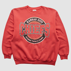Kansas City Chiefs Fanatics Hanes 90s Pullover Sweatshirt