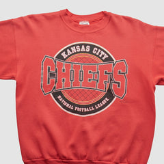 Kansas City Chiefs Fanatics Hanes 90s Pullover Sweatshirt
