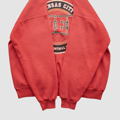 Kansas City Chiefs Fanatics Hanes 90s Pullover Sweatshirt