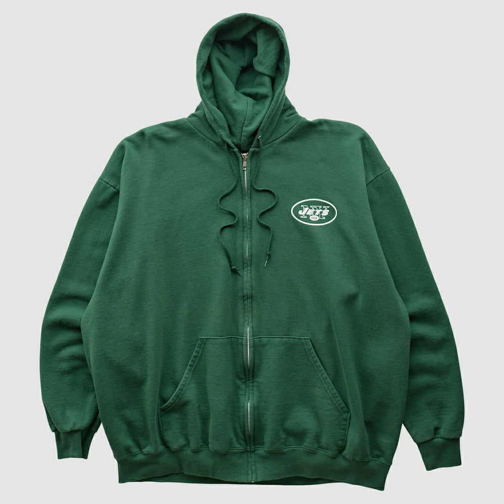 New York Jets Fanatics NFL 2000s Hooded Full Zip Sweatshirt