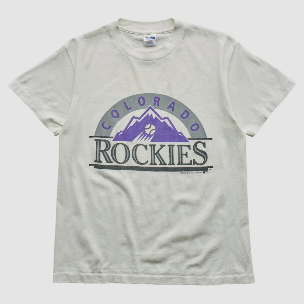 Colorado Rockies Trench 90s T-shirt | MLB On Sale
