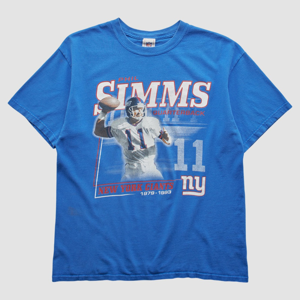 New York Giants Fanatics Phil Simms NFL 2000s T-shirt