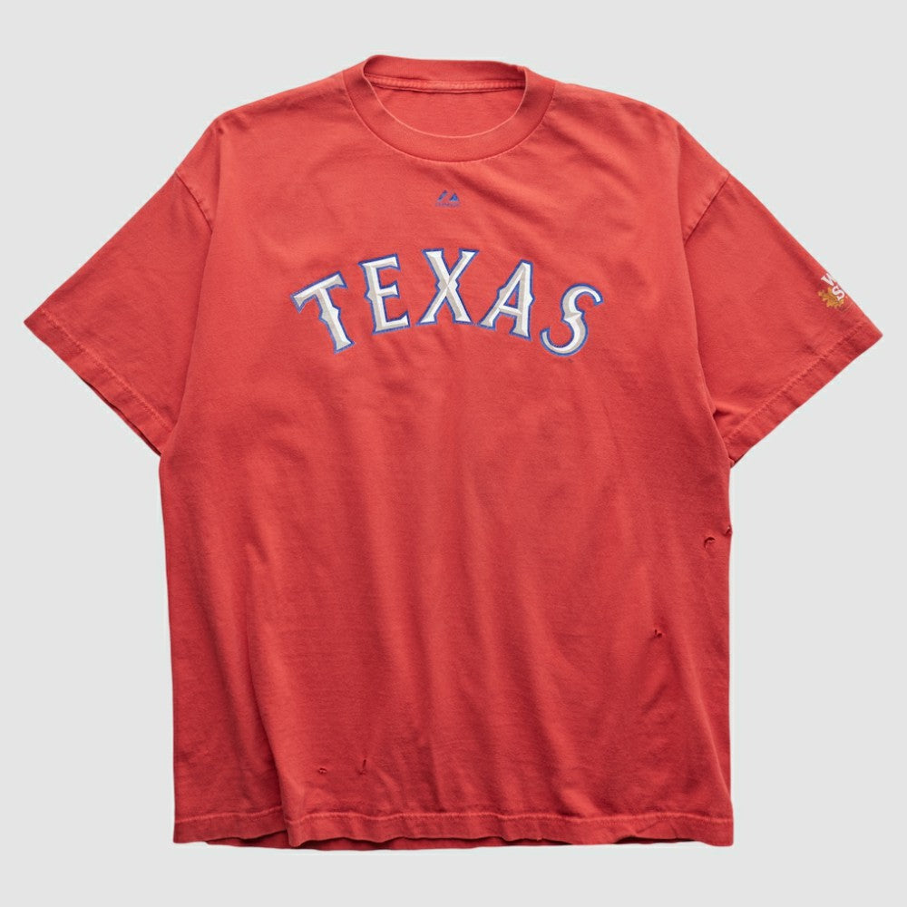 Texas Rangers Majestic 2000s T-shirt | MLB Discount