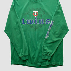 Minnesota Twins Genuine Merchandise 2000s Long Sleeve T-shirt | MLB Sale