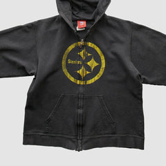 Pittsburgh Steelers Fanatics NFL 2000s Hooded Full Zip Sweatshirt