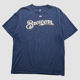 Milwaukee Brewers Majestic 2000s T-shirt | MLB On Sale
