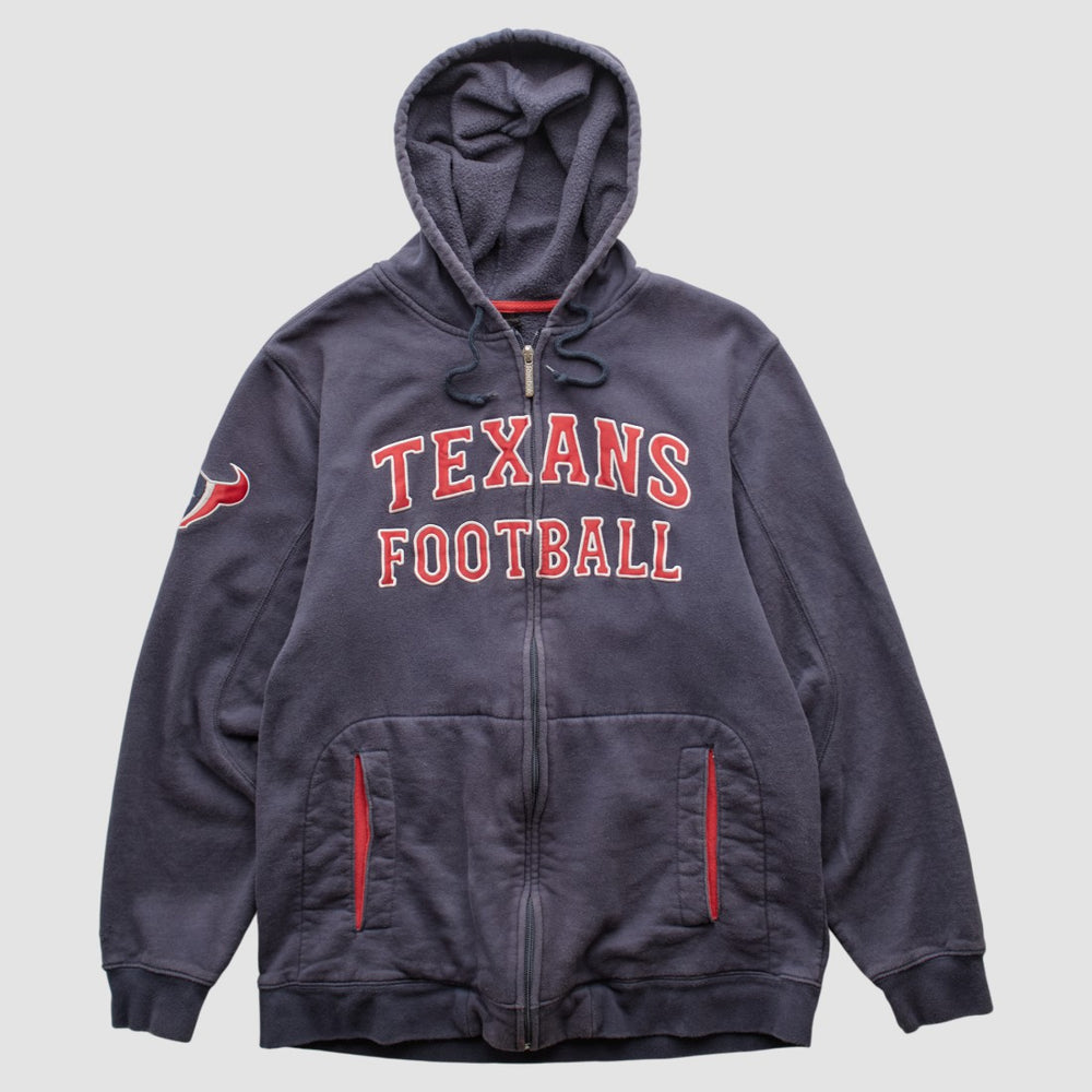 Houston Texans Fanatics Reebok 2010s Hooded Full Zip Sweatshirt