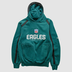 Philadelphia Eagles Fanatics Reebok 2000s Hooded Pullover Sweatshirt