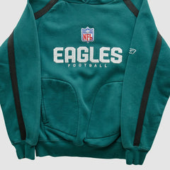 Philadelphia Eagles Fanatics Reebok 2000s Hooded Pullover Sweatshirt