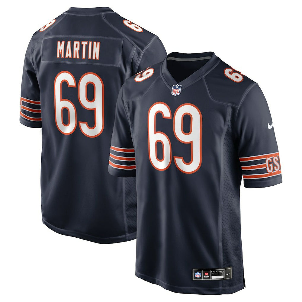Chicago Bears Nike Jeremiah Martin Team Game Jersey