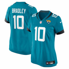 Jacksonville Jaguars Nike Carter Bradley Women's Team Game Jersey