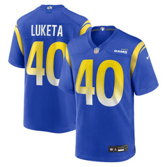 Los Angeles Rams Nike Jesse Luketa Team Game Jersey