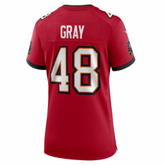 Tampa Bay Buccaneers Nike JT Gray Women's Team Game Jersey