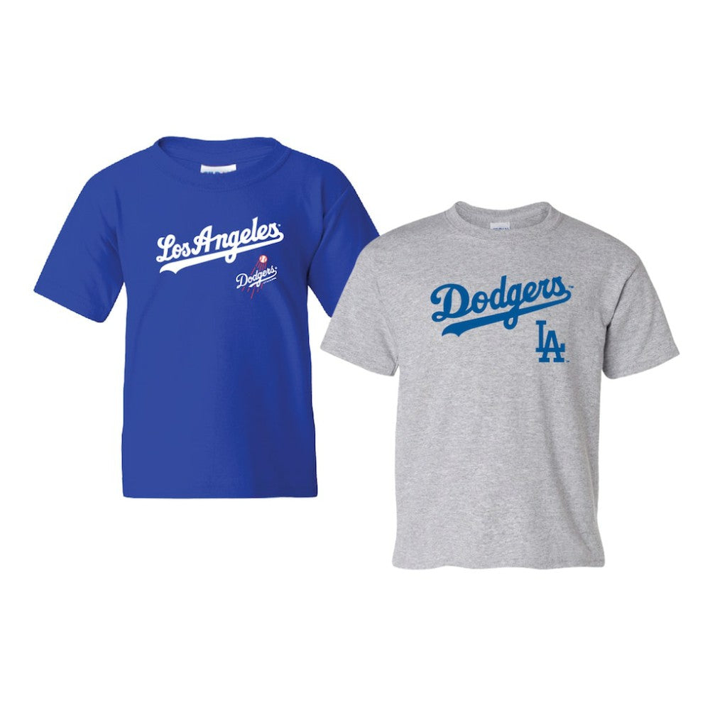 Los Angeles Dodgers Soft as a Grape Youth 2-Pack Logo T-Shirt Set | MLB Near me