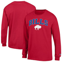 Buffalo Bills Champion Arch Over Logo Long Sleeve T-Shirt