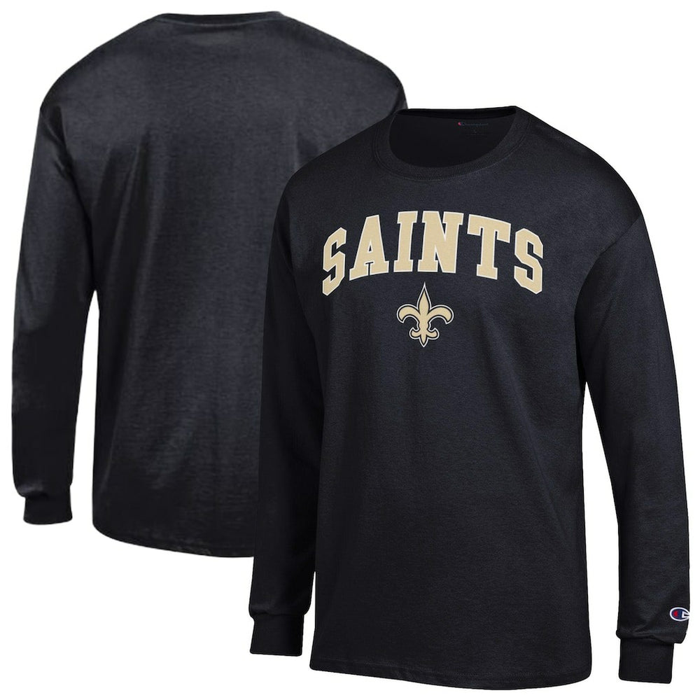 New Orleans Saints Champion Arch Over Logo Long Sleeve T-Shirt