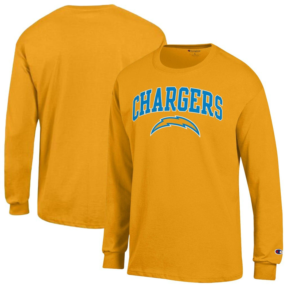 Los Angeles Chargers Champion Arch Over Logo Long Sleeve T-Shirt