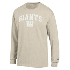 New York Giants Champion White Ink Jersey Long Sleeve T-Shirt