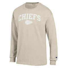 Kansas City Chiefs Champion White Ink Jersey Long Sleeve T-Shirt