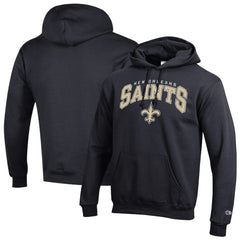 New Orleans Saints Champion Powerblend Arch over Logo Hoodie