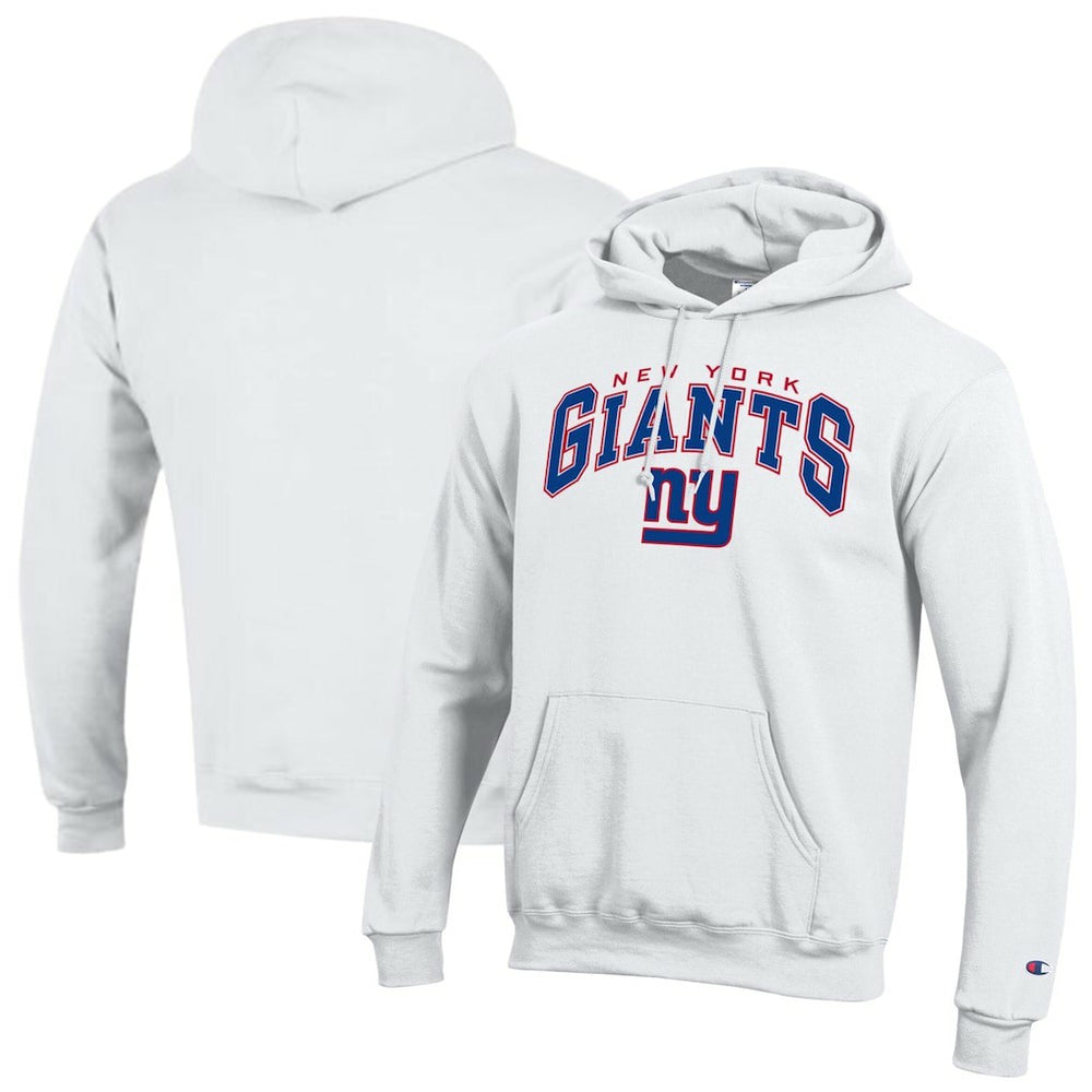 New York Giants Champion Powerblend Arch over Logo Hoodie