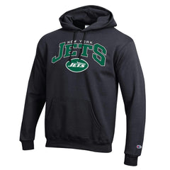 New York Jets Champion Powerblend Arch over Logo Hoodie