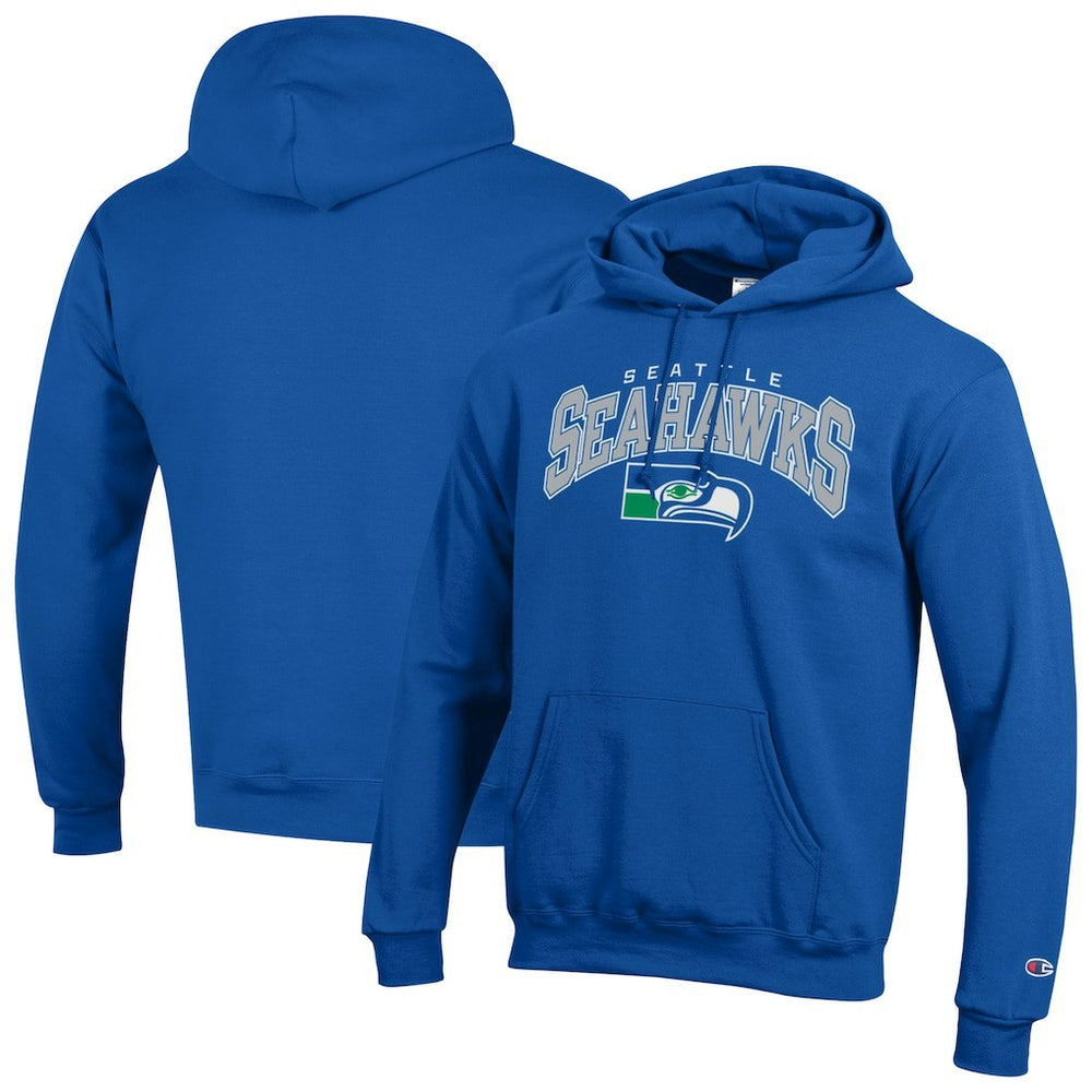 Seattle Seahawks Champion Powerblend Arch over Logo Hoodie