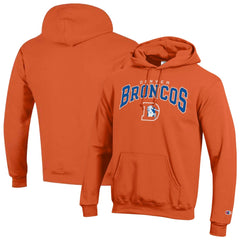 Denver Broncos Champion Powerblend Arch over Logo Hoodie