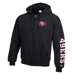 San Francisco 49ers Champion Powerblend Fleece Full-Zip Hoodie