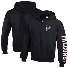 Atlanta Falcons Champion Powerblend Fleece Full-Zip Hoodie