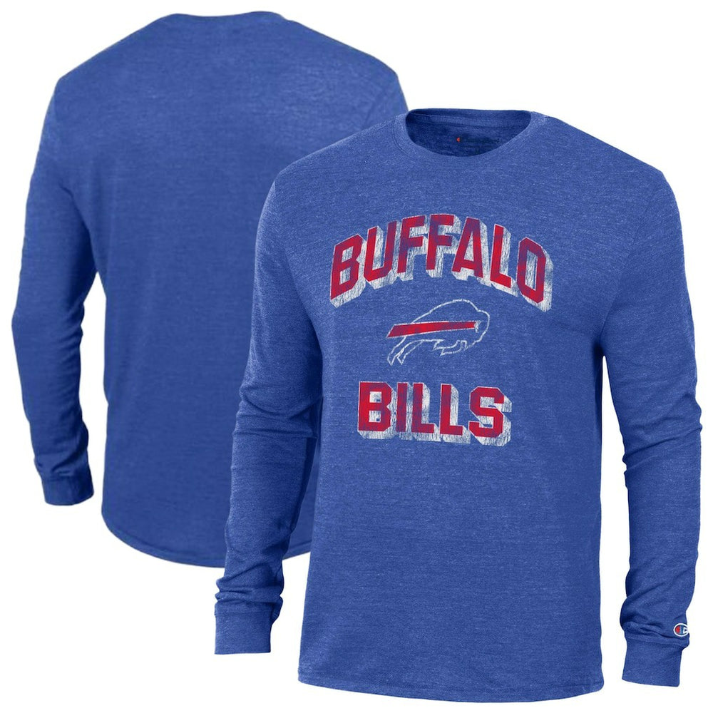 Buffalo Bills Champion Ultimate Tri-Blend Long Sleeve T-Shirt